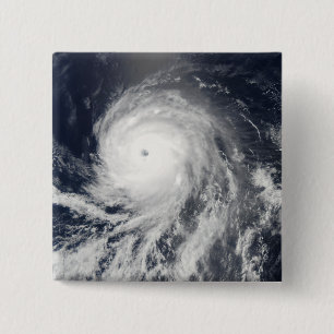 Satellite view of Hurricane Celia 2 Inch Square Button