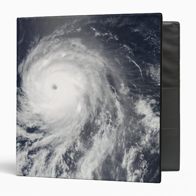 Satellite view of Hurricane Celia Binder (Front/Inside)