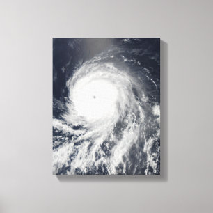 Satellite view of Hurricane Celia Canvas Print