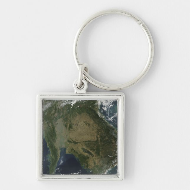 Satellite view of Indochina Keychain (Front)