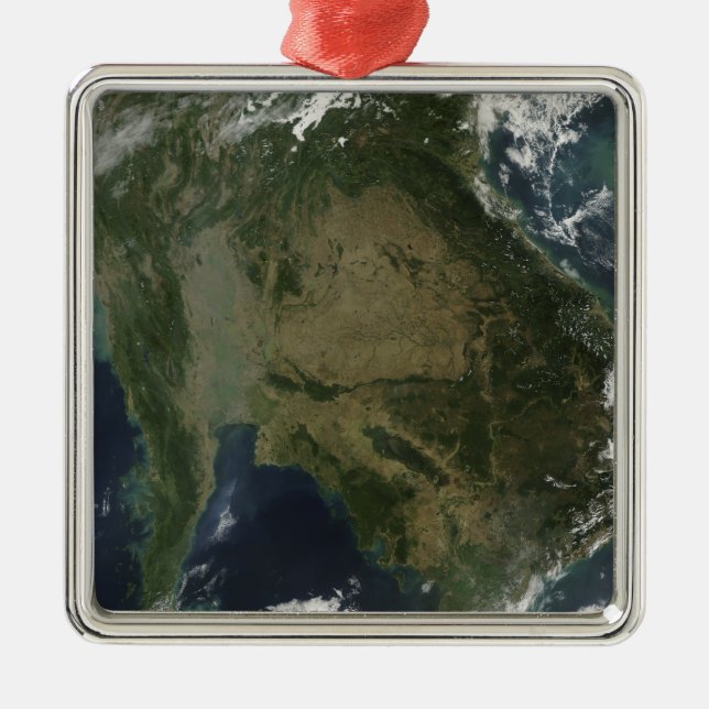 Satellite view of Indochina Metal Ornament (Front)