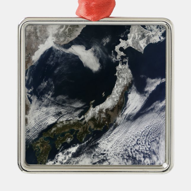 Satellite view of Japan Metal Ornament (Front)