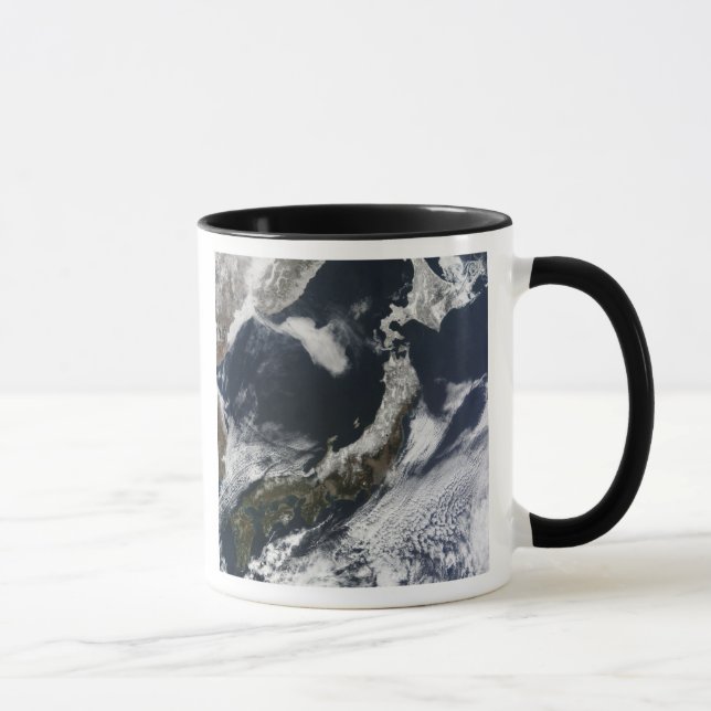 Satellite view of Japan Mug (Right)