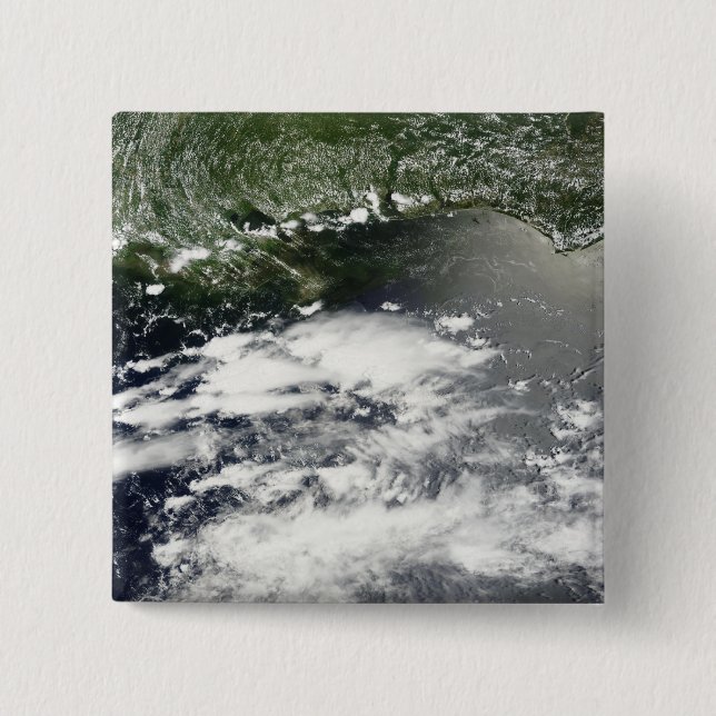 Satellite view of oil leaking 2 inch square button (Front)
