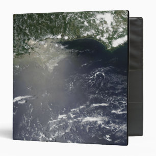 Satellite view of oil leaking binder