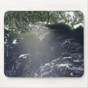 Satellite view of oil leaking mouse pad