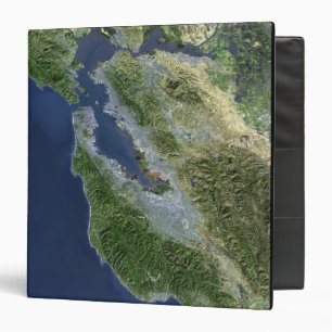 Satellite view of San Francisco, California Binder