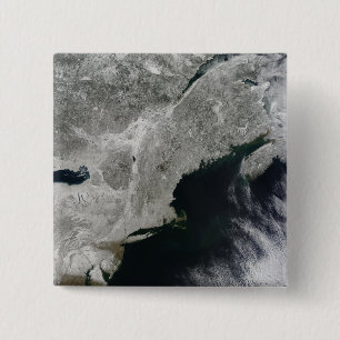 Satellite view of snow 2 inch square button