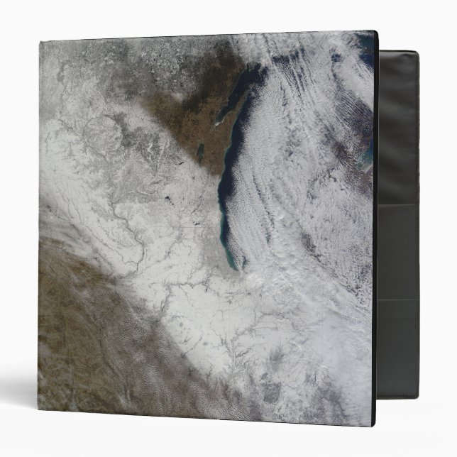 Satellite view of snow and cold binder (Front/Inside)