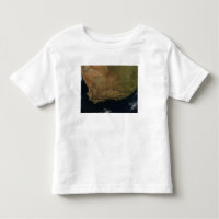 Satellite view of South Africa