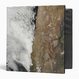 Satellite view of the Andes Mountains Binder
