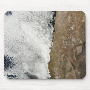 Satellite view of the Andes Mountains Mouse Pad