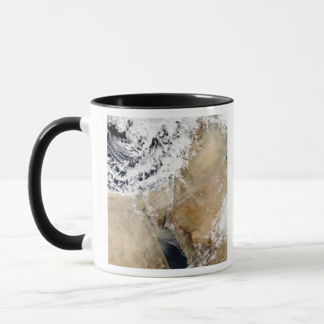 Satellite view of the Eastern Mediterranean Mug (Left)