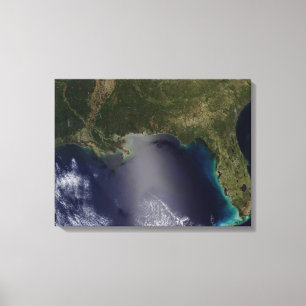 Satellite view of the Southeastern United State 2 Canvas Print