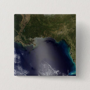 Satellite view of the Southeastern United State 2 Inch Square Button
