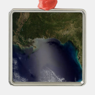 Satellite view of the Southeastern United State 2 Metal Ornament