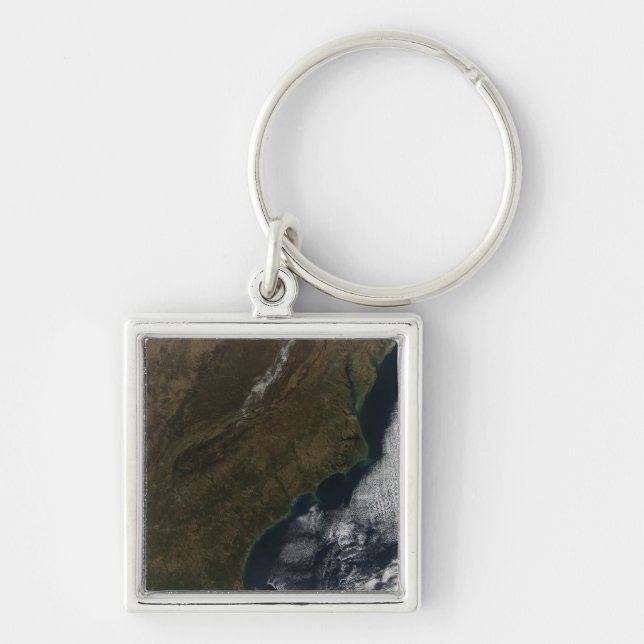 Satellite view of the Southeastern United State Keychain (Front)