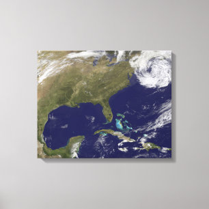 Satellite view of the United States East Coast Canvas Print