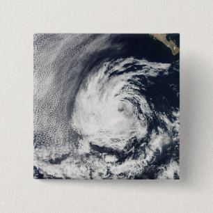 Satellite view of Tropical Depression Blas 2 Inch Square Button