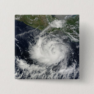 Satellite view of Tropical Storm Darby 2 Inch Square Button