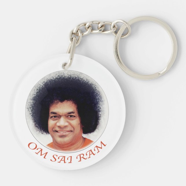 Sathya Sai Baba Keychain double side (Back)