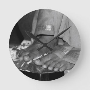 Sathya Sai Baba Lotus Feet Clock