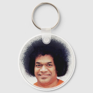 Sathya Sai Baba Portrait on Keychaine Keychain