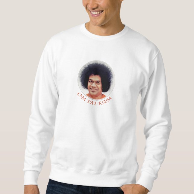 Sathya Sai Baba Sweatshirt OM SAI RAM (Front)