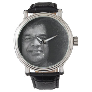 Sathya Sai Baba Vintage Leather Watch
