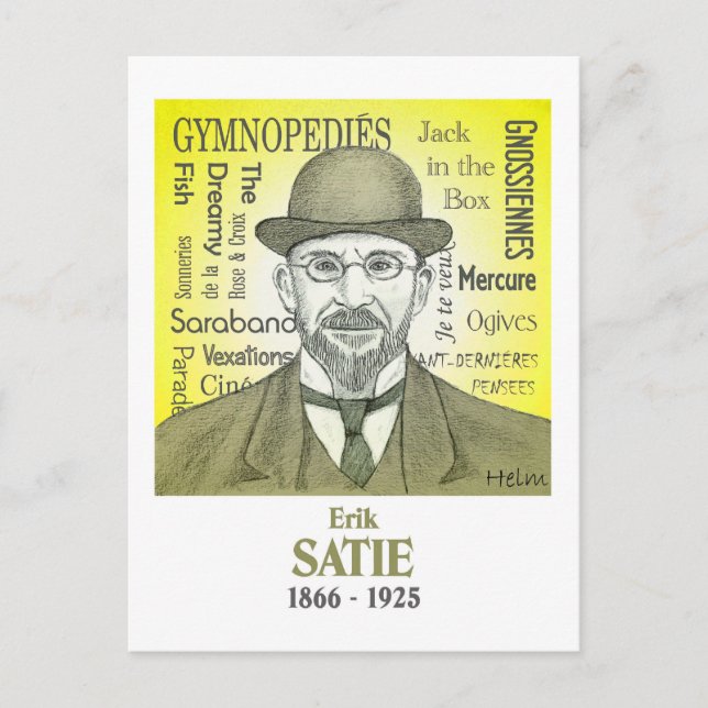 Satie Postcard (Front)