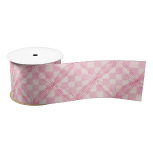 Satin COCHETTE DE CONTRÔLE ROSE ruban 3 pouces large en 