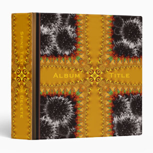 Satin Cross Royal Goth Fractal Art Album Classeur