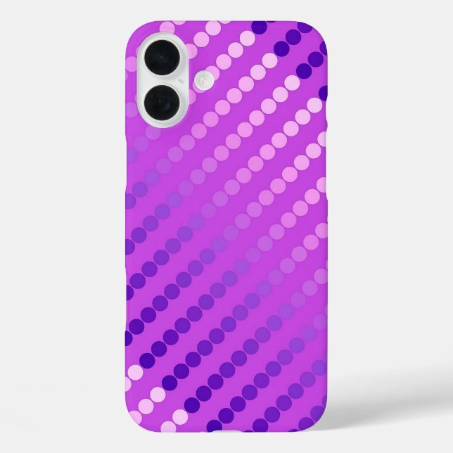 Satin dots - violet and orchid Case-Mate iPhone case (Back)