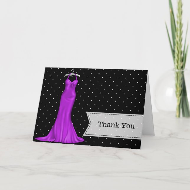 Satin gown thank you (Front)