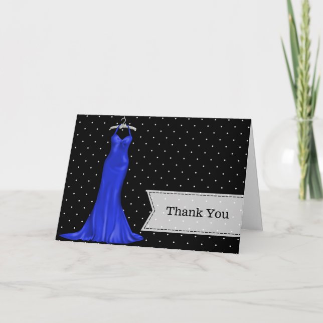 Satin gown thank you (Front)