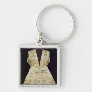 Satin Hunting Coat Embroidered with Silks in Keychain