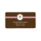 Satin Ribbon Address Label - Pink
