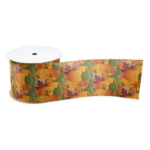 Satin Ribbon-Autumn Harvest Ribbon
