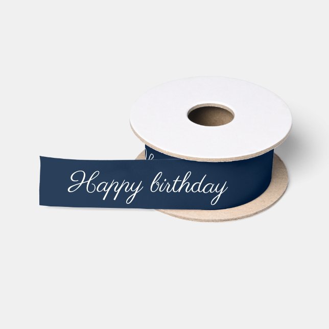 Satin Ribbon ( Happy Birthday ) (Spool)