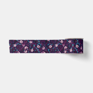 Satin Ruban de jardin de roses en glaçage exubérant