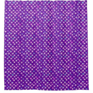 Satin stars, lavender on purple