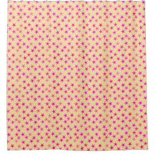 Satin stars, shades of pink on peach