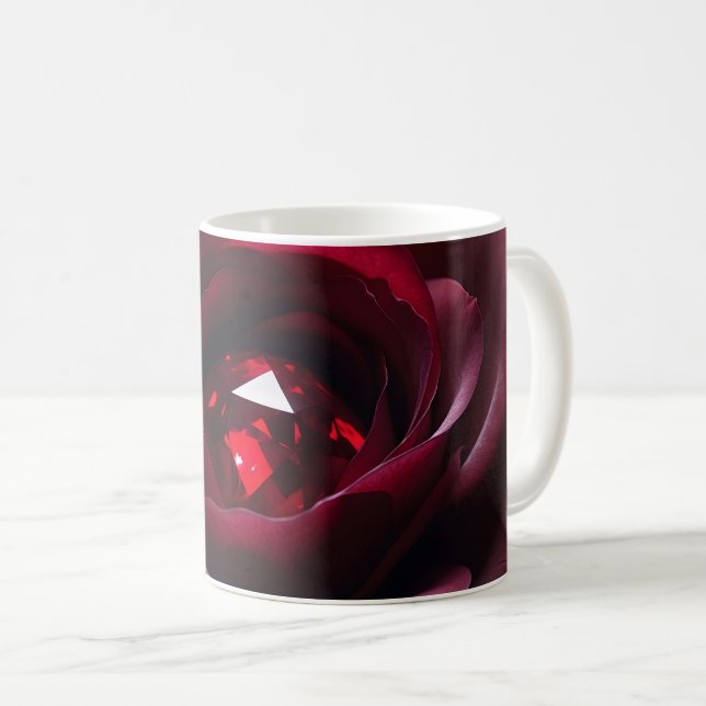 Satinheart Rouge – Ruby Rose Mug (Devant droit)