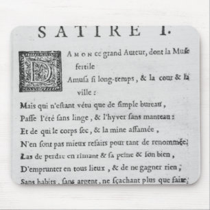 'Satires' by Nicolas Boileau Mouse Pad