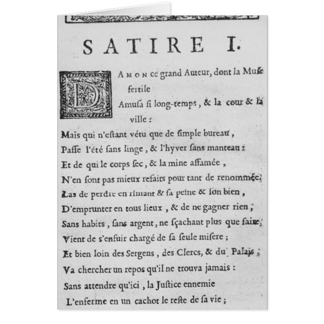 "Satires par Nicolas Boileau (Devant)