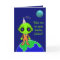 Satirical Alien Birthday folded card by Jo Images