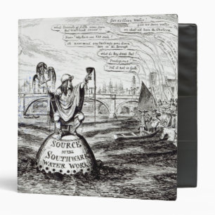 Satirical Cartoon about the Water Company Binder