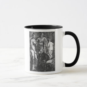 Satirical portrait of Laurence Sterne, c.1761 Mug