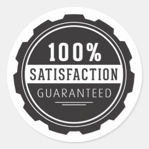 Satisfaction Guaranteed Classic Round Sticker