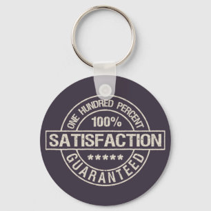 SATISFACTION GUARANTEED key chain